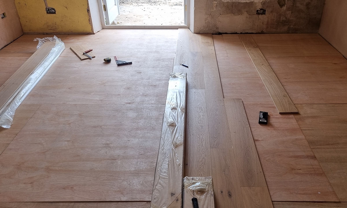 Wood Floor Install